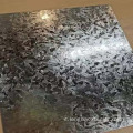 Piastra in acciaio zincato rivestito con strato di zinco metallico